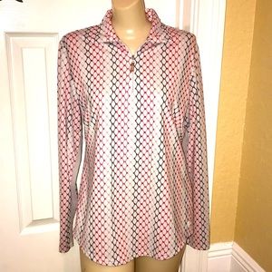 Bette & Court Tennis LS top/cover/jacket Great